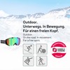 Black BCR041280 Crevice Ski Goggles Flachau – 4