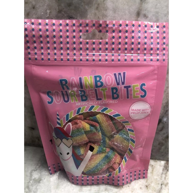 None Ship N 24 Hours. New-Rainbaw Sour Belt Bites. Made