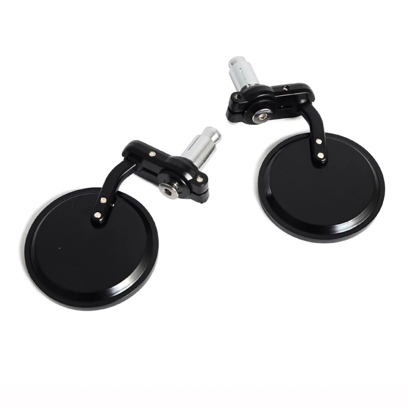 KEEPDSGN Universal Round Covex Mirrors For Cafe Racer Motorcycle Bar