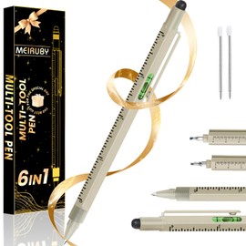 Stocking Stuffers for Adults Dad Gifts from Daughter Son Wife, 6 in 1 Multitool Pen Gifts for Him, Cool Gadgets for Men 2024, Christmas Birthday Gift for Men Dad Grandpa, Gift for Men Who Want Nothing