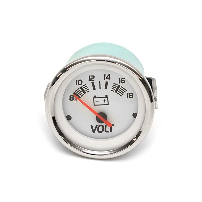 VeeThree Boat Voltmeter Gauge 68253F | Lido Elite 2 Inch