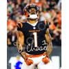 Ja'marr Chase Auto 8x10 Signed Cincinnati Bengals Reprint Photo Touchdown Scream