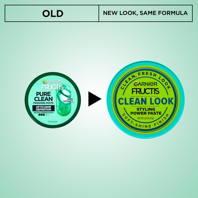 Garnier Fructis Style Pure Clean Finishing Paste, All Hair Types,