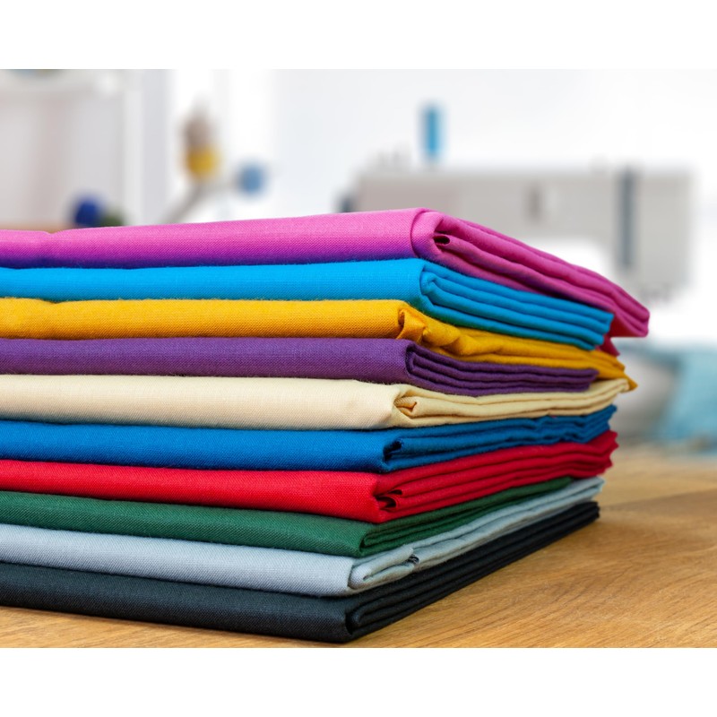 1 metre fabric: 100% cotton, plain, decorative fabric, 145 cm