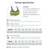 Syrokan Women's High Support Sports Bra, Large Sizes, Full Cups,
