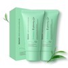 QUIYUM Peeling Maske Gesicht, 2 Stück Peeling Körper, Body Scrub Peeling 50g, für Reinigt Porentief und Nährt die Haut (50gx2, Green tea)