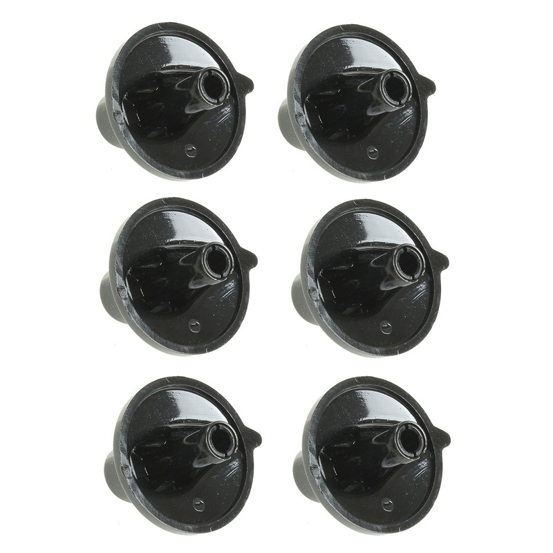 Belling Oven Cooker Hob Gas Flame Control Knobs (Black, Pack