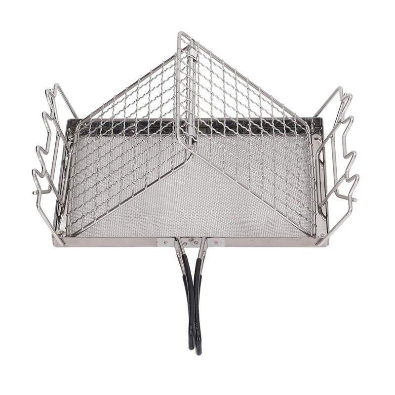 Camping Stove Toaster Foldable Portable Stable Structure Stainless Steel Outdoor