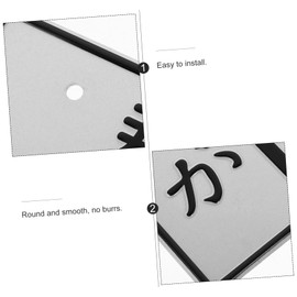 SUPVOX Placa De Metal Estampada Etiqueta De Coche De Novedad Matrícula Decorativa Matrícula Delantera Japonesa Matrícula Temporal Japonesa Matrícula Japonesa Aluminio Producto Pequeña