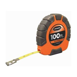 Long Tape Measure, 3/8 in x 100 ft, Orange