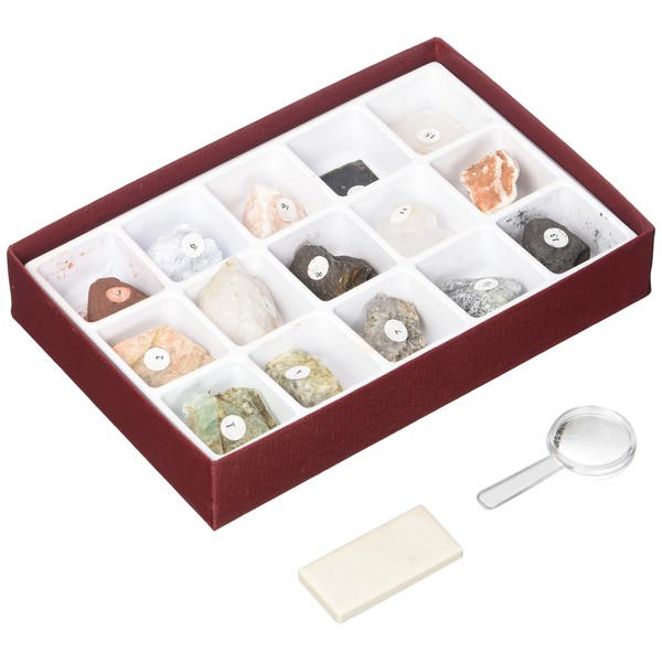 15 Different Mineral Study Set