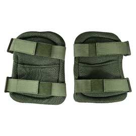 First to act tactical Military Tactical Knee Pad Elbow Pad Set Airsoft Knee Elbow Protective Pads Combat Paintball Skate Outdoor Sports Safety Guard Gear (Green-Set of 4, M-for Adult)