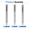 sourcing map 3pcs Hand Tap Set, 3/8"-24 UNF Taper/Plug/Bottom Thread