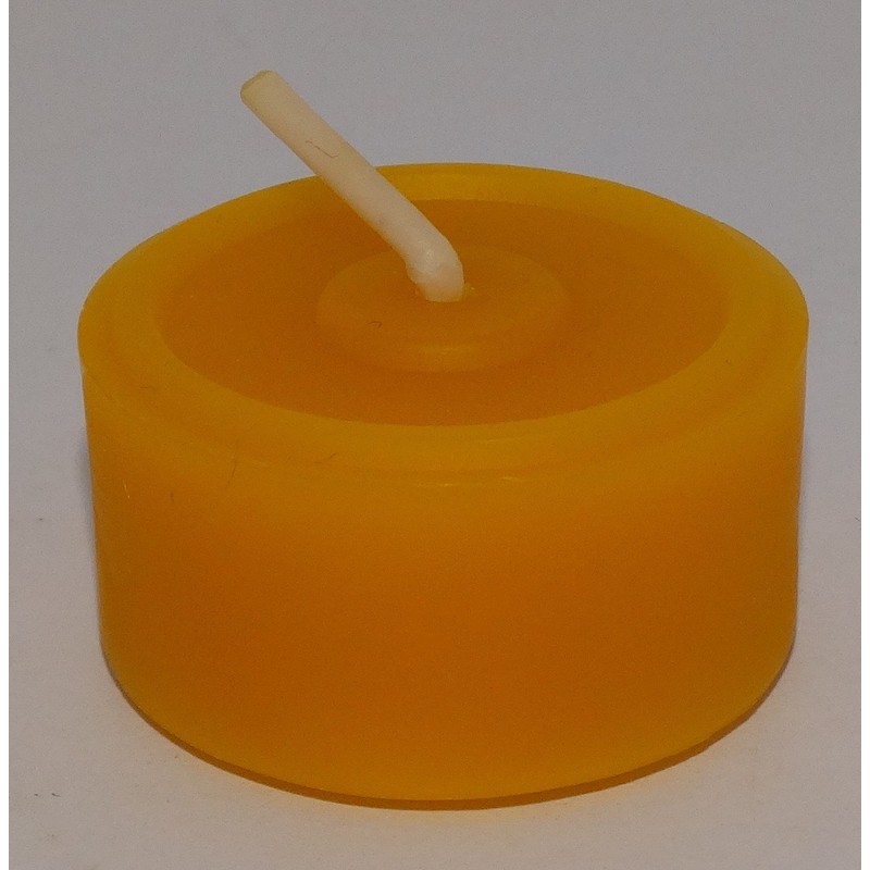 Beeswax Tea Lights Made of Pure Beeswax, 20 Tea Lights