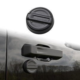 Brvtek for Jeep Keyhole Cover, for 2018-2024 Jeep Wrangler JL & Gladiator JT, Door Lock Cover for Wrangler, Front Door Keyhole Cover 1 Pcs, 5 Years Warranty