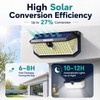 KAJICOO 416 LED Outdoor Solar Lights Waterproof with 300° Angle