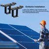 Cfcyhla Pack of 25 Solar Panel Water Drain Clips 35