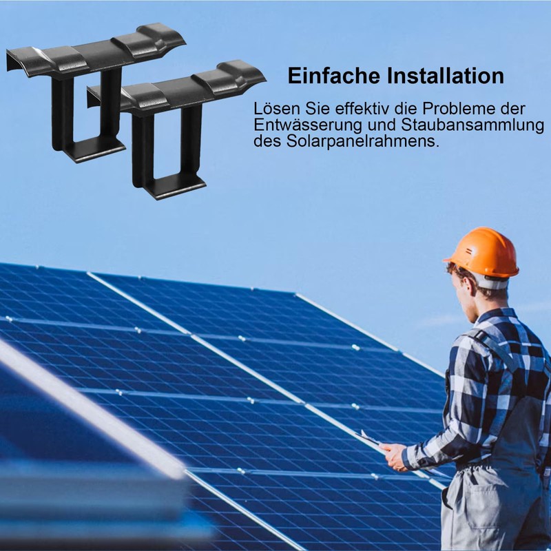 Cfcyhla Pack of 25 Solar Panel Water Drain Clips 35