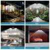 INXPHY Solar Shed Light Outdoor Indoor, Upgrade 6500K 1200Lumen 174