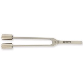 Gima 31230 Alloy Tuning Fork 128 Hz, with Weight, packed 1 per pack.