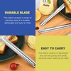 1-Pack Stainless Steel Table Crumb Sweeper & Scraper, Professional Crumb