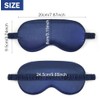 Sleep Mask Silk Eye Mask for Sleeping, Blackout Anti-Allergy Silk