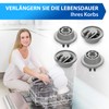 VIOKS Basket Wheels 4 x Dishwasher Wheels Basket Roller Set