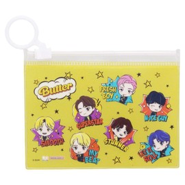 Sunstar Stationery TinyTAN Clip with Case, Yellow S3623033
