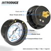 MEANLIN MEASURE 0~60Psi Plastic Frame 1/4" NPT Start and Clean