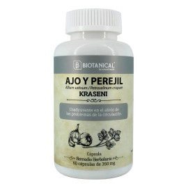 Natural Health Kraseni Ajo Y Perejil 60 Caps 350 Mg Sabor Sin Sabor