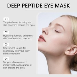 Collagen Eye Mask, 2026 New 5 PCS Peptide-Powered Deep Collagen Eye Mask, Under Eye Patches, Eye Mask with Collagen Peptide, Eye Patches for Puffy Eyes and Dark Circles (2 Box)