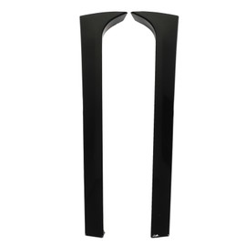1Pair Rear Window Side Spoilers Gloss Black Air Resistance Reduction Strong Protection Window Side Wing Spoiler for Octavia Estate
