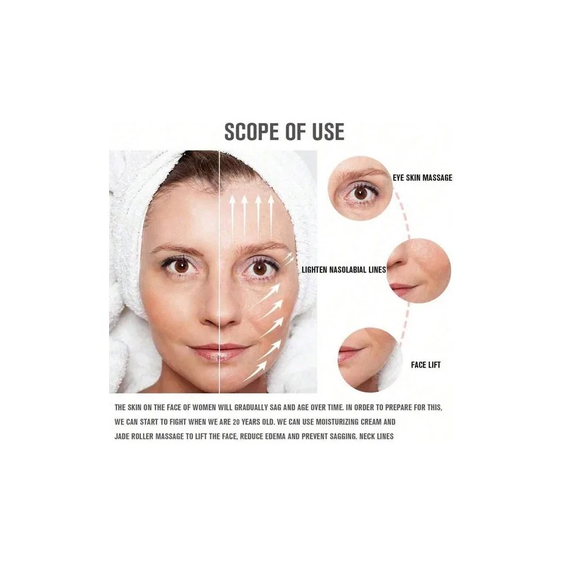 Rodillo Facial Y Gua Sha Herramientas Para El Cuidado Facial