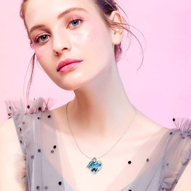 enjoylifecreative Daughter Necklace from Dad Mum Sterling Silver Father Daughter Gifts Daughter Pendant Jewellery for Daughter, Sterling Silver