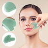 2 Pieces Jade Massage Tools, Jade Gua Sha Face Massage