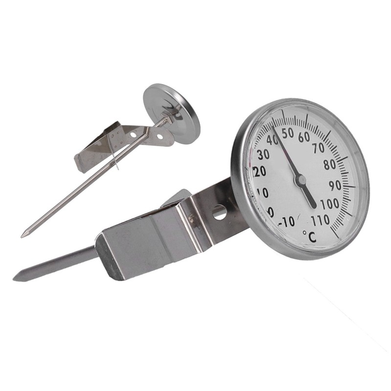 Coffee Thermometer Stainless Steel Food Making Milk Thermometer for Kitchen
