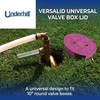 Underhill Sprinkler Valve Round Box Lid, VersaLid 10 Inch Universal,