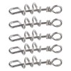 5 Pcs Bird Parrots Foot Ring Buckle Stainless Steel Foot