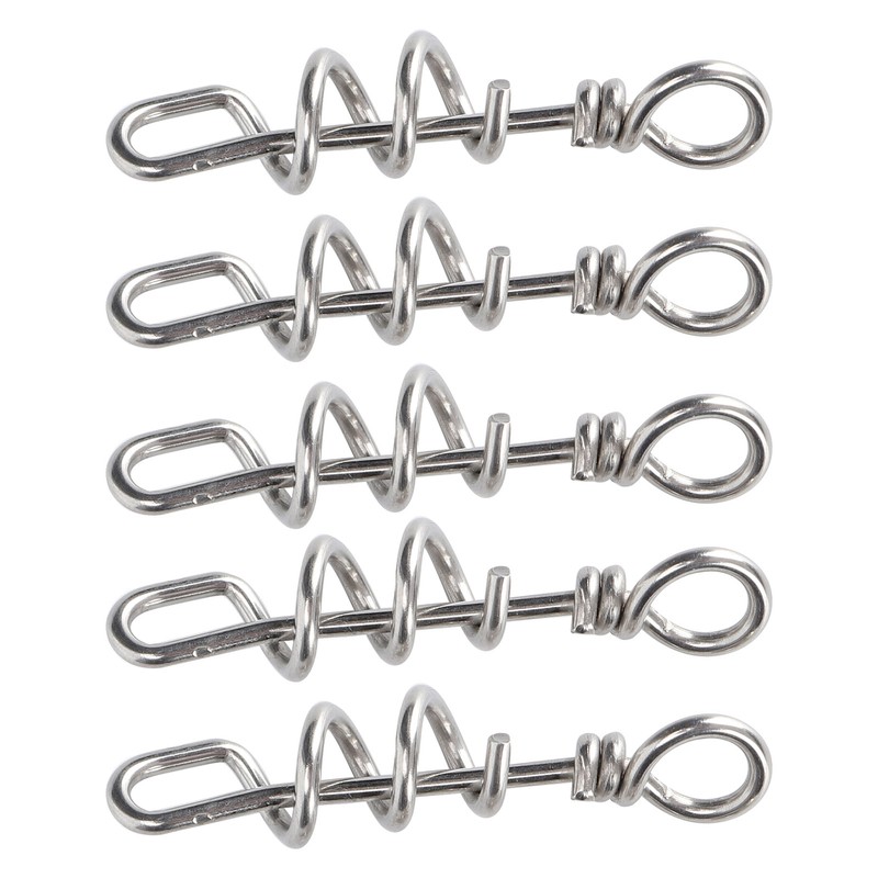 5 Pcs Bird Parrots Foot Ring Buckle Stainless Steel Foot