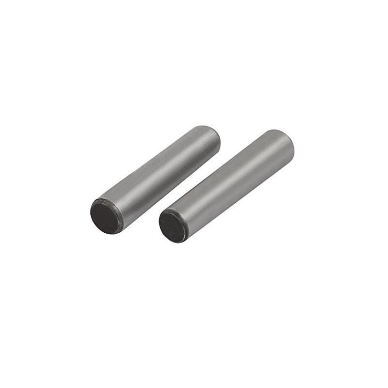 uxcell Carbon Steel GB117 25mm Length 5mm Small End Diameter