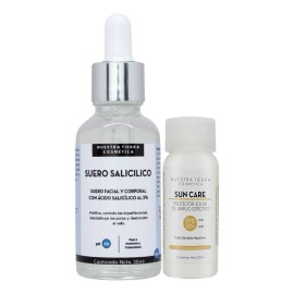 Suero De Ácido Salicílico 2% Matificante Anti-acné Limpiador Tipo de piel Mixta Nuestra Tierra Cosmética Ancestral