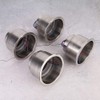 LED Cup Holder, 4Pcs DC 12V RGB Stainless Steel Beverage