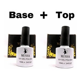 Base Y Top Finish Gelish Para Uñas Marca Mussa 10 Ml