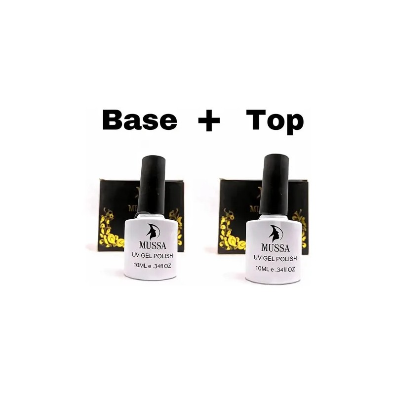 Base Y Top Finish Gelish Para Uñas Marca Mussa 10