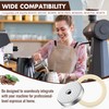 Dunkive Precision Shower Screen with Silicone Steam Ring, Compatible with