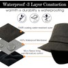 TOP-EX Waterproof Winter Earflap Bucket Hats with Ear & Neck