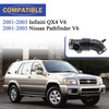 Air Cleaner Intake Hose Tube with Clamps for 2001-2003 Infiniti