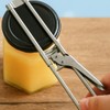 Adjustable Multifunctional Stainless Steel Can Opener Cover Clip, Manual Can