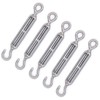 Mecollection M4/M5/M6/M8 304 Stainless Steel Hook and Eye Turnbuckle with