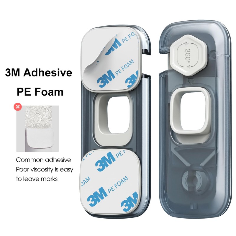 5 Pack Child Proof Refrigerator Lock, QYESWHSR Fridge Locks for